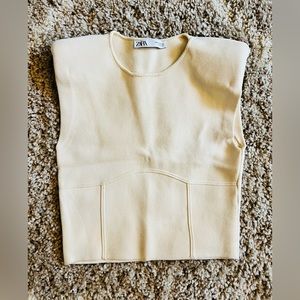 Zara Shoulder Pad Top